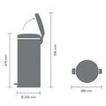NewIcon Pedal Bin 30L