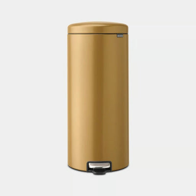 NewIcon Pedal Bin 30L Warm Gold