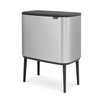 Bo Touch Bin 36L FPP Matte Steel