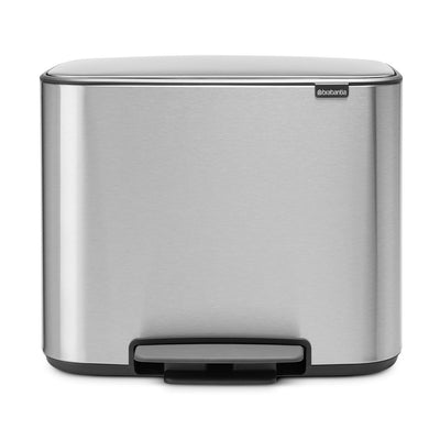 BO Pedal Bin 36L Matt Steel