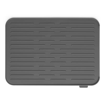 Silicone Dish Drying Rack Dark Grey