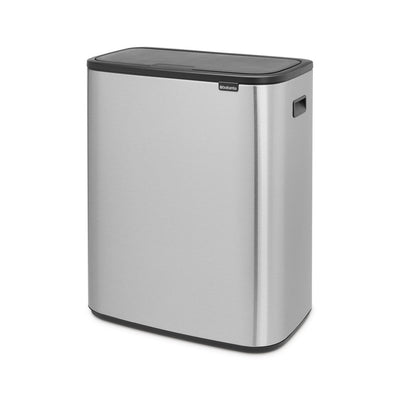 BO Touch Bin 2 x 30L FPP Matte Steel