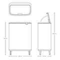 BO Touch Bin Hi 2 x 30L