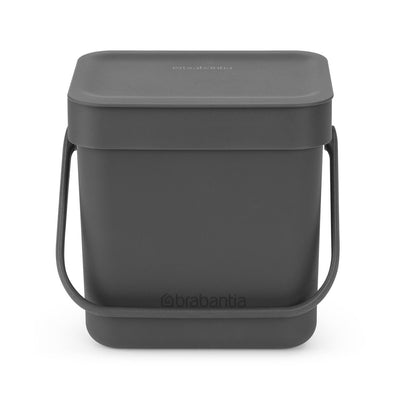 Sort & Go Waste Bin 3L Grey