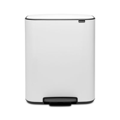 BO Pedal Bin 2 x 30L White