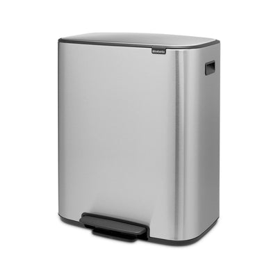 BO Pedal Bin 2 x 30L FPP Matte Steel