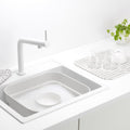 Washing Up Bowl with Drying Tray Dark Grey