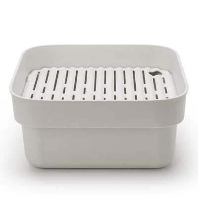 Washing Up Bowl with Drying Tray Dark Grey Light Grey