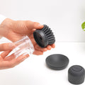 Soap Dispensing Dish Brush Dark Grey