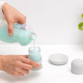 Soap Dispensing Dish Brush Dark Grey