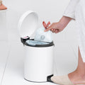 NewIcon Pedal Bin, Recycle 2x2L