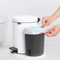 NewIcon Pedal Bin, Recycle 2x2L