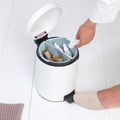 NewIcon Pedal Bin, Recycle 2x2L