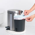 NewIcon Pedal Bin, Recycle 2x2L
