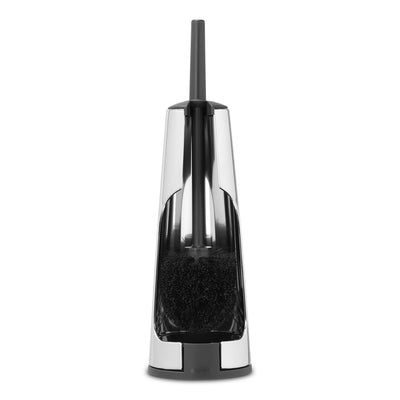 Toilet Brush and Holder Matt Steel