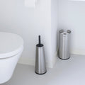 Toilet Brush and Holder Matt Steel