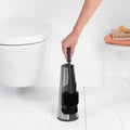 Toilet Brush and Holder Matt Steel