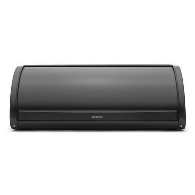 Bread Bin Roll Top Large Matt Black