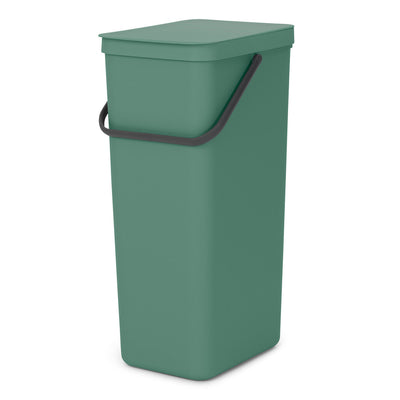 Sort & Go Waste Bin 40L Fir Green