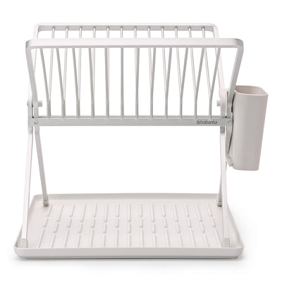 Foldable Dish Drying Rack Light Grey