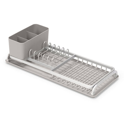 Compact Dish Drying Rack Mid Grey