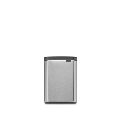 BO Waste Bin 4L FPP Matte Steel
