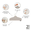 Steam Clothes Hanger - Grey