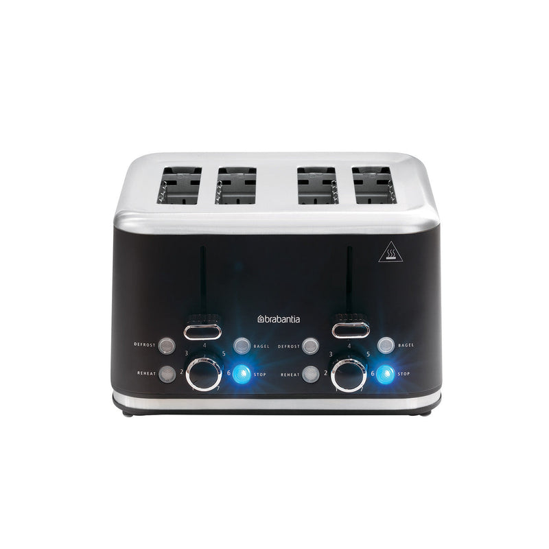 4 Slice Toaster Matte Black