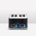 4 Slice Toaster Matte Black