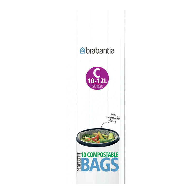 Perfect Fit Compostable Bin Liner Code C (10/12 litre)