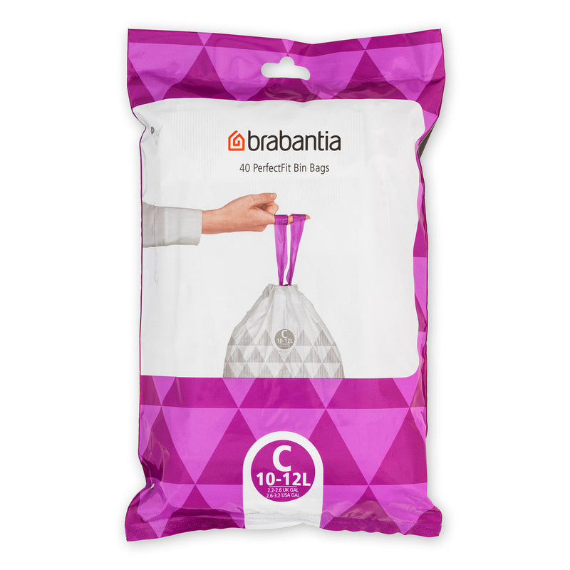 Bin Liner Code C (10-12 Litre) 40 Bags Dispenser Pack
