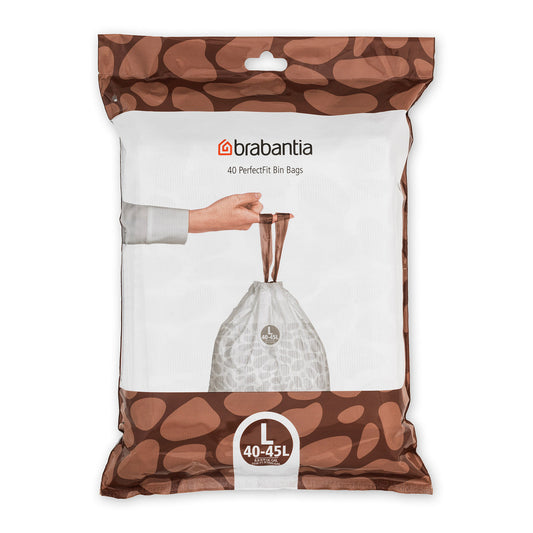 Bin Liner Code L (40-45 Litre) 40 Bags Dispenser Pack