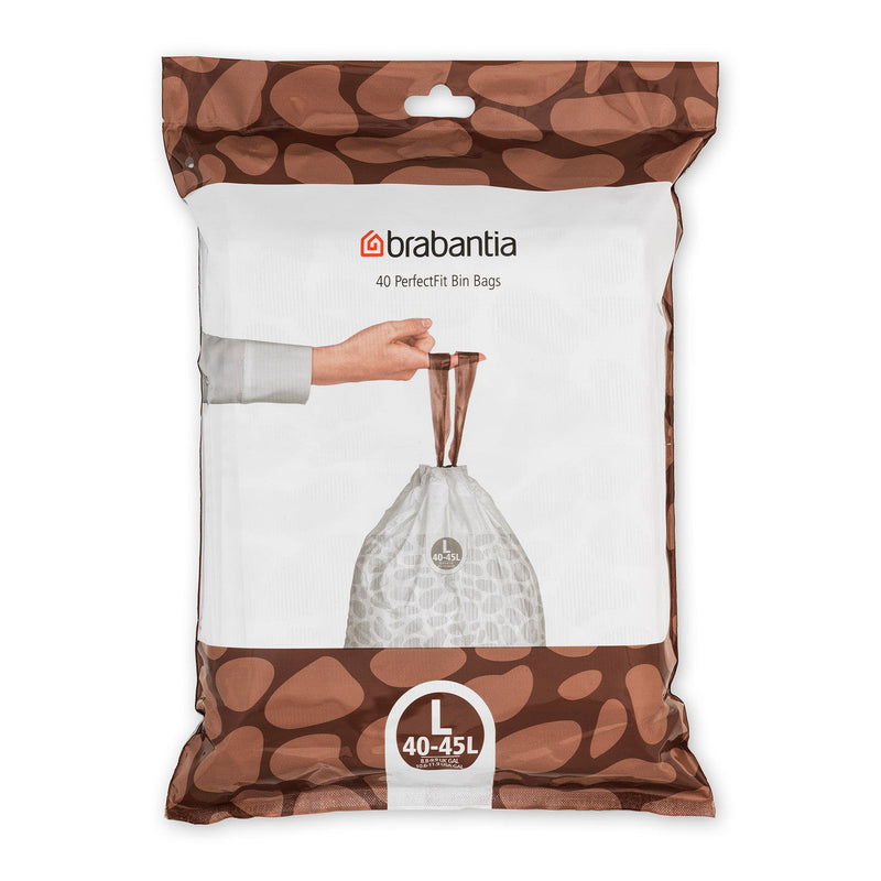 Bin Liner Code L (40-45 Litre) 40 Bags Dispenser Pack