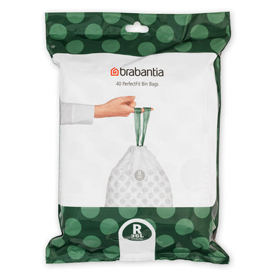 Bin Liner Code R 36L (BO) 40 Bags Dispenser Pack