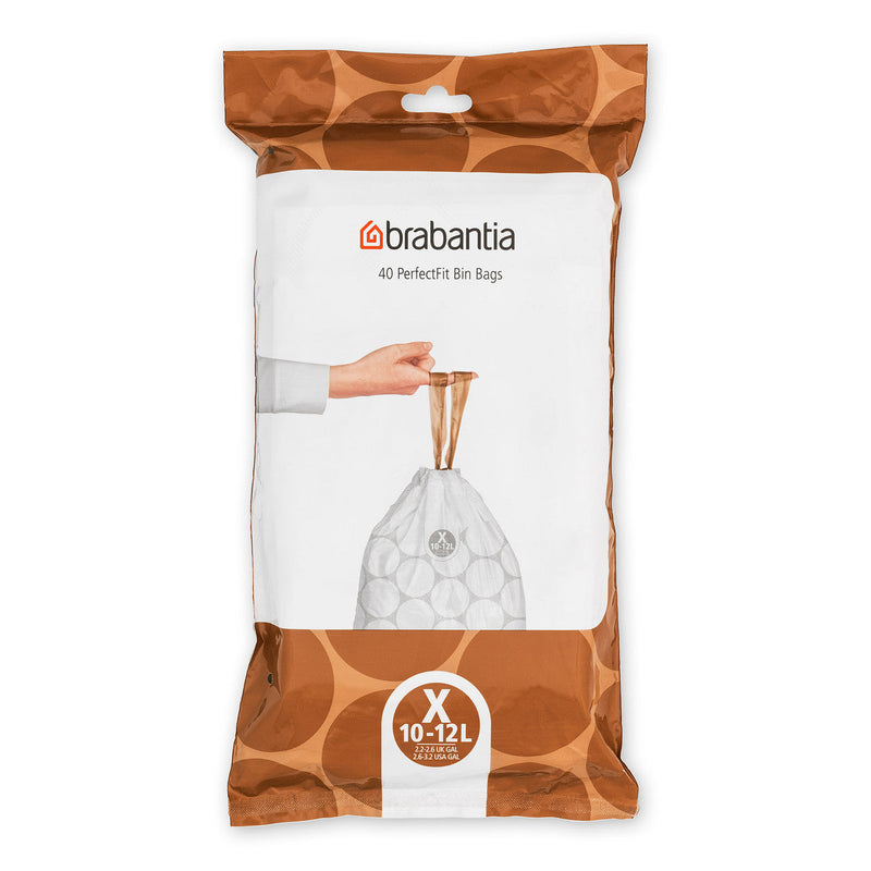 Bin Liner Code X 10-12L (BO/ICON) 40 Bags Dispenser Pack
