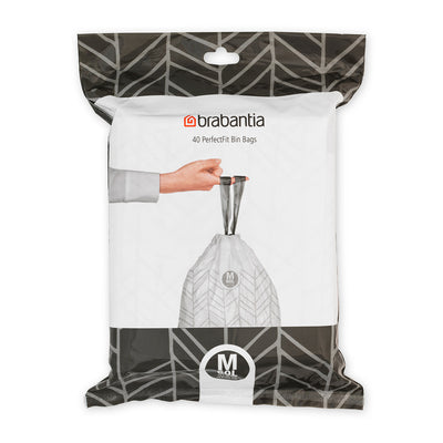 Bin Liner Code M 60 Litre 40 Bags Dispenser Pack
