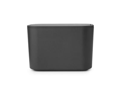 Mindset Bathroom Waste Caddy Dark Grey