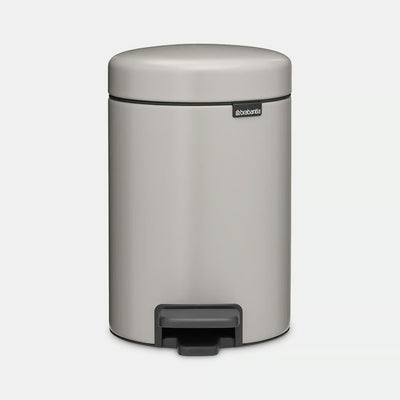 NewIcon Pedal Bin 3L Soft Grey