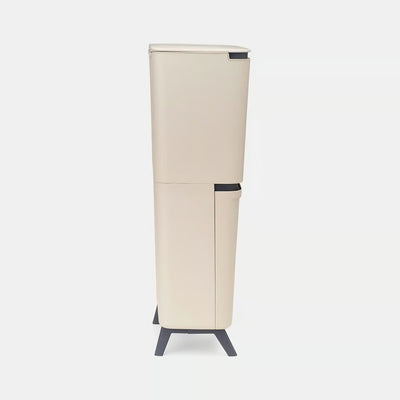 Sortup Recycle Bin Hi 10+10+25 litre Soft Biege