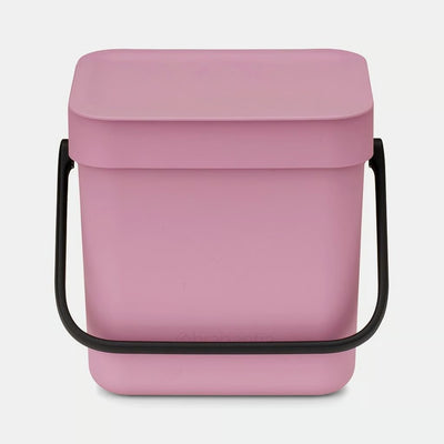 Sort & Go Waste Bin 3L Lilac Pink