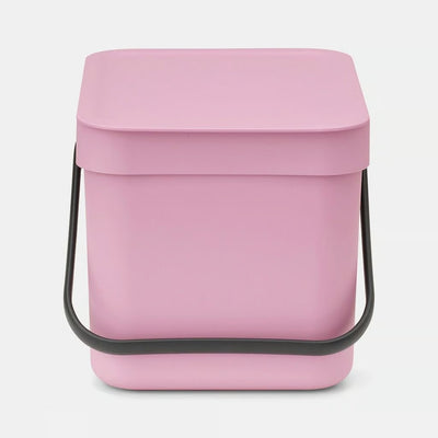 Sort & Go Waste Bin 6l Lilac Pink
