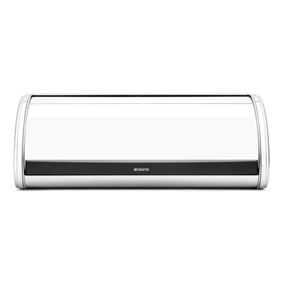Bread Bin Roll Top Large Brilliant Steel