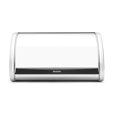Bread Bin Roll Top Medium Brilliant Steel