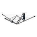 Wallfix Fold Away Clothes Line 4 Arm/24m - Silver