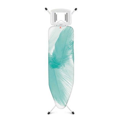 Ironing Board 124 x 38 (B) Solid Steam Iron Rest Feathers