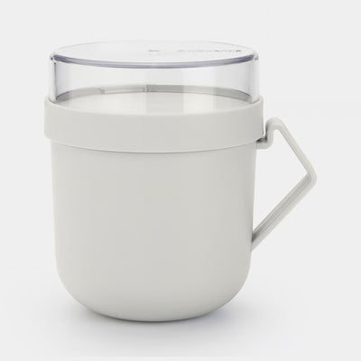 Make & Take Soup Mug 0.6L Light Grey