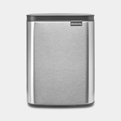 BO Waste Bin 7L FPP Matte Steel