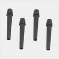 Legs for Bo Touch Bin Hi, 4 pieces - Grey