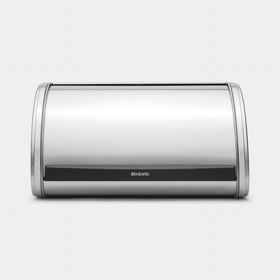 Bread Bin Roll Top Medium Matt Steel