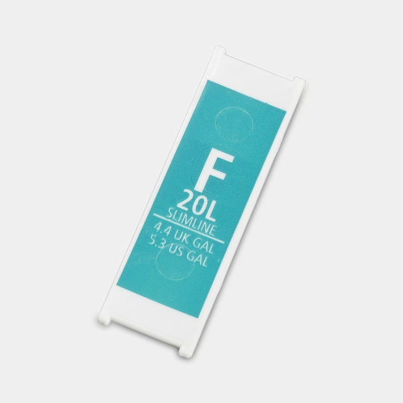 Capacity Tag F for 20L Slimline (Arctic Blue)